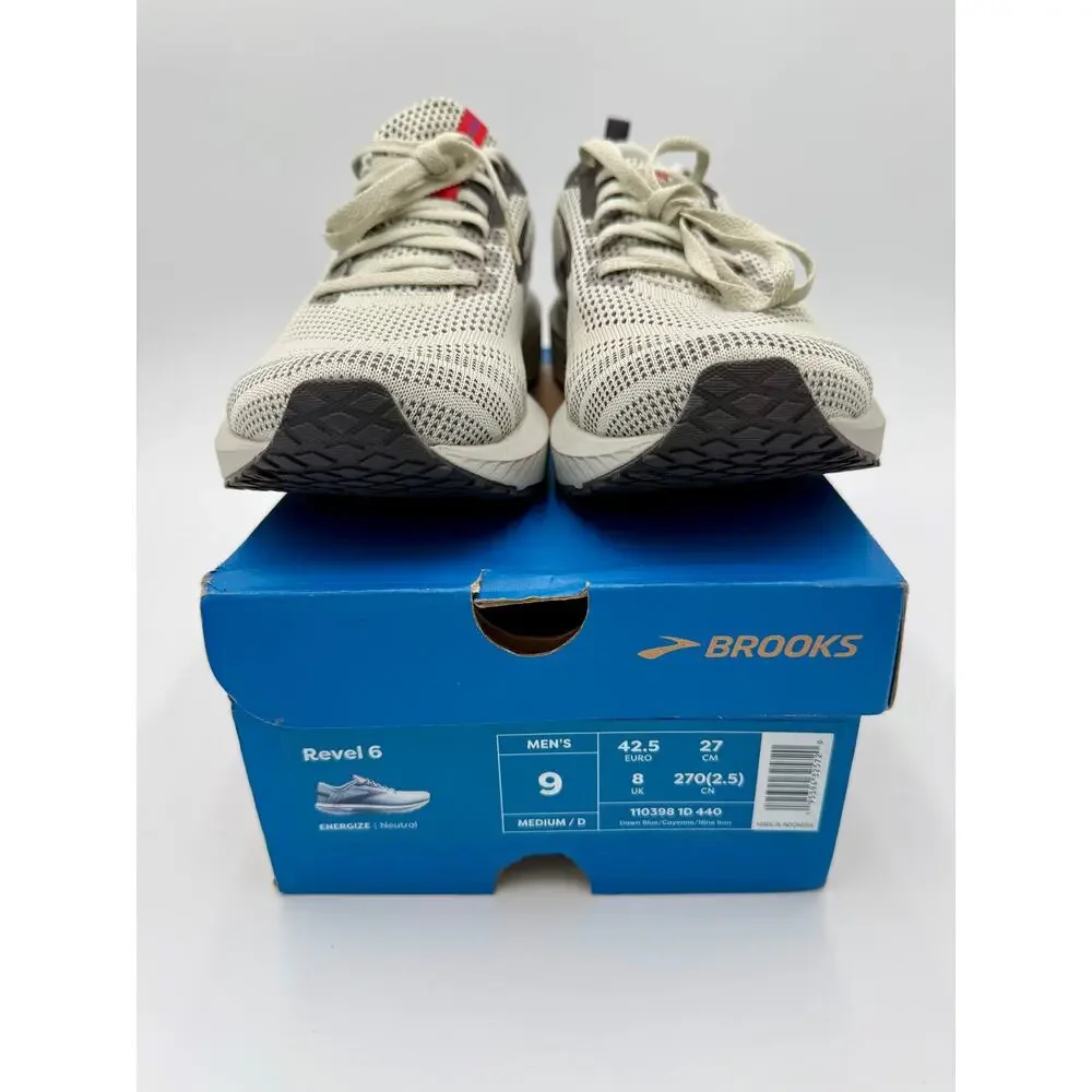 NEW Brooks Men's Revel 6 Running Shoes - Men's Size 9